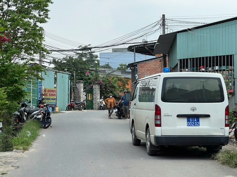 Hiện trường vụ án mạng.