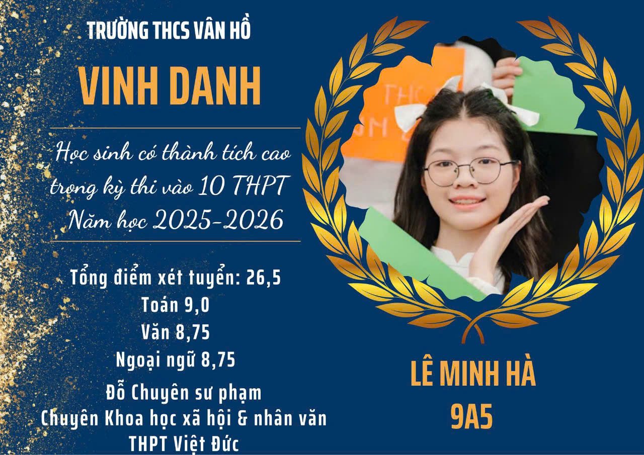 Bảng vàng thành tích của nhà trường vinh danh nhiều gương mặt học sinh tài năng.