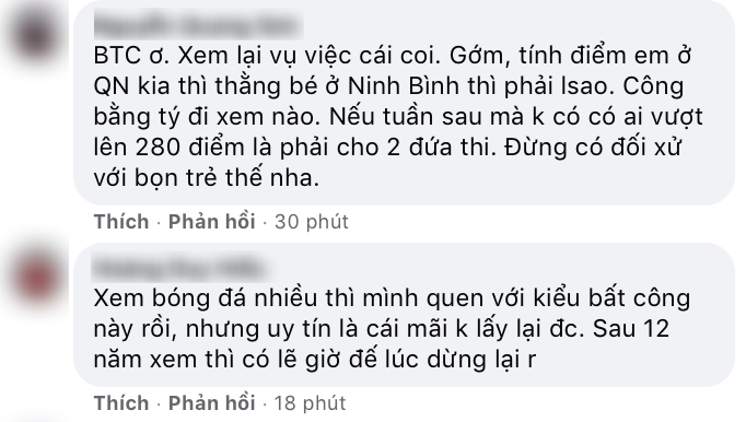 Một số bình luận của cộng đồng mạng.