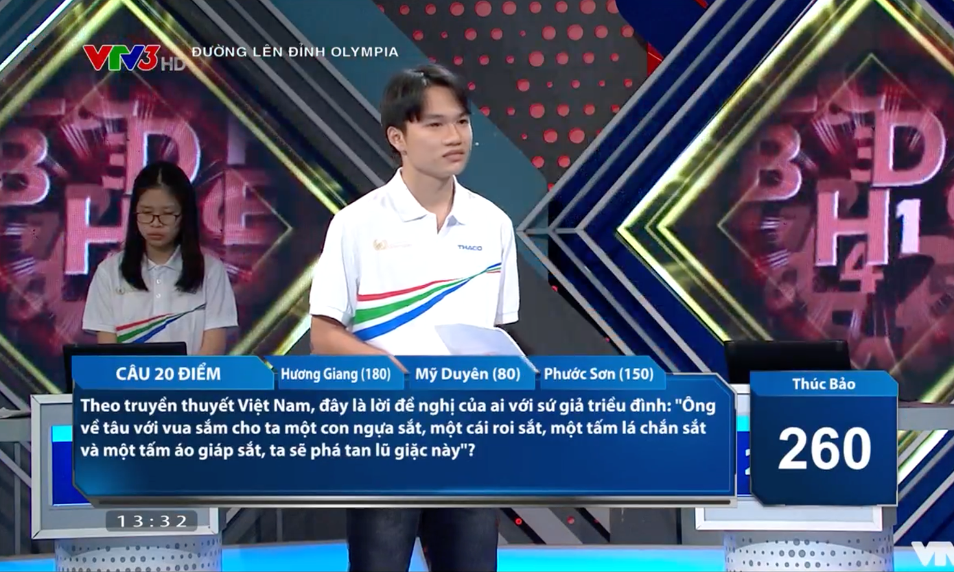 Câu hỏi Về đích "đánh lừa" thí sinh với một chi tiết khá lắt léo. Câu hỏi Về đích "đánh lừa" thí sinh với một chi tiết khá lắt léo.