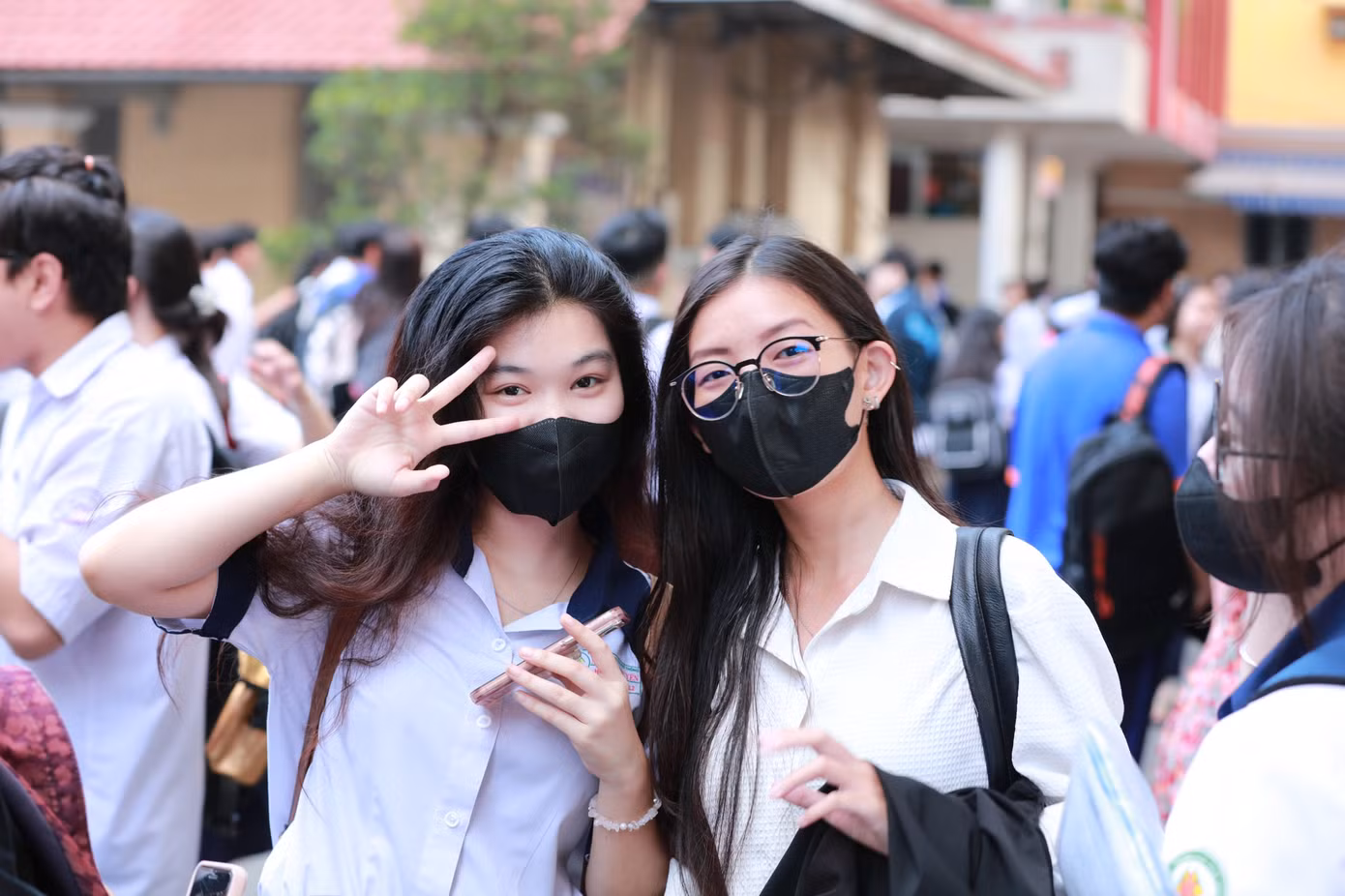 Thí sinh dự thi Đánh giá năng lực tại hội đồng thi Trường Đại học Khoa học Tự nhiên.