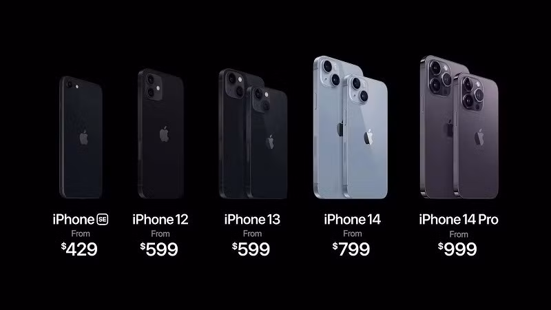 Một số mẫu iPhone vẫn đang được Apple cung cấp. (Ảnh: Gizchina)