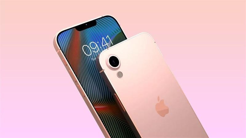 Phiên bản màu hồng của iPhone SE 3. Phiên bản màu hồng của iPhone SE 3.