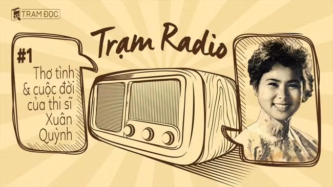 Số phát sống về nhà thơ Xuân Quỳnh trên Trạm Radio. (Ảnh: Facebook Trạm Radio)