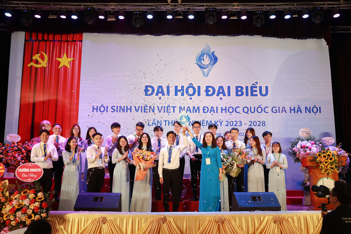 Đại hội V của Hội Sinh viên Đại học Quốc gia Hà Nội. Đại hội V của Hội Sinh viên Đại học Quốc gia Hà Nội.