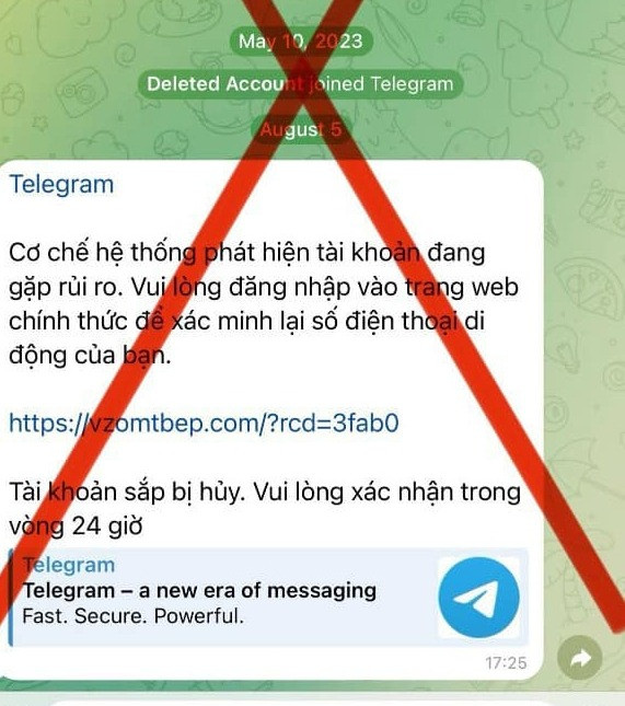 Nhiều hình thức lừa đảo xuất hiện trên Telegram. Nhiều hình thức lừa đảo xuất hiện trên Telegram.