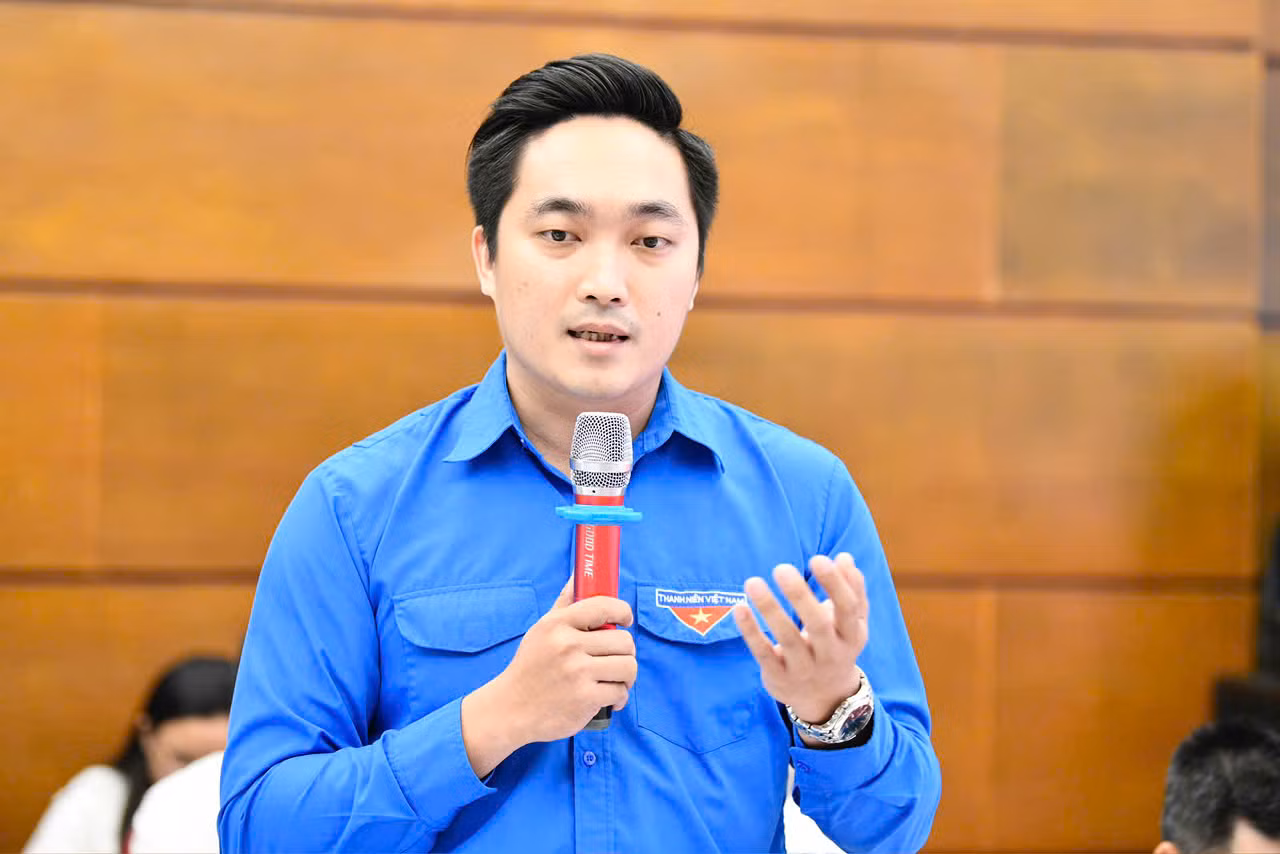 Anh Trần Xuân Bách, Bí thư Đoàn Thanh niên Bộ Khoa học và Công nghệ.