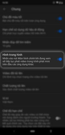Cách bật tính năng Hình-trong-hình.