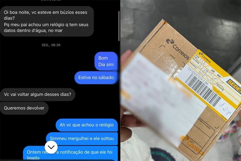 Chiếc Apple Watch sau đó đã an toàn về đến tay của chủ nhân. (Ảnh: G1)