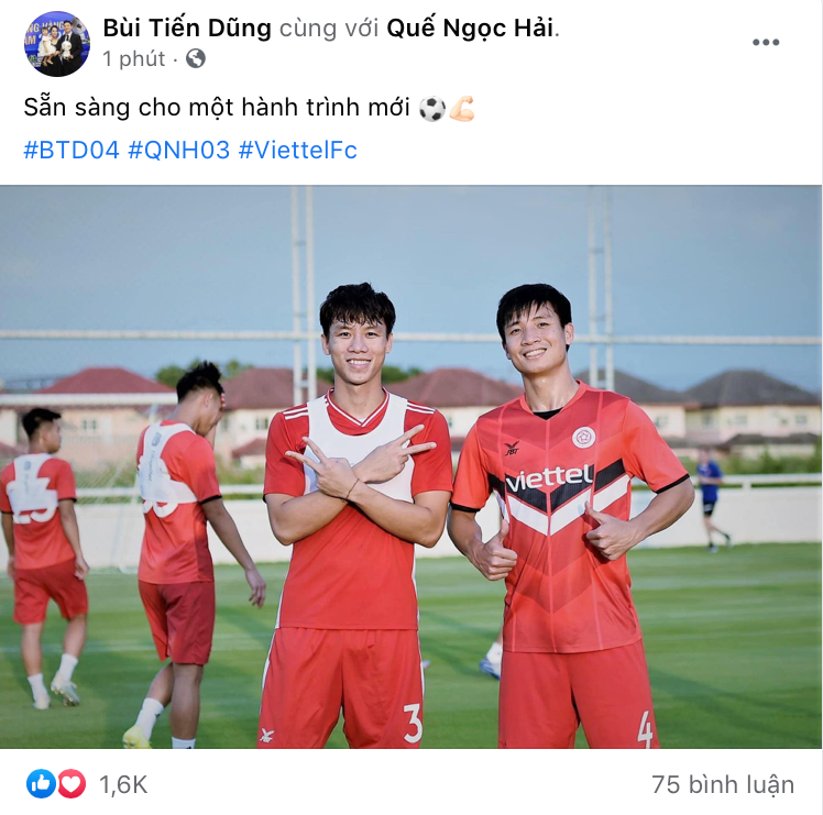 Sáng nay 24/6, Bùi Tiến Dũng đã sẵn sàng cho một hành trình mới. Sáng nay 24/6, Bùi Tiến Dũng đã sẵn sàng cho một hành trình mới.