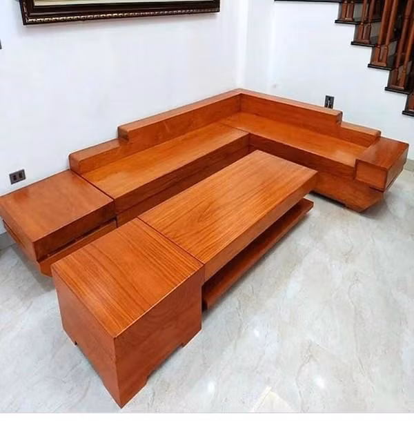 Phải chăng nếu gia đình nào sử dụng những bộ bàn ghế phẳng như thế này thì việc lau chùi sẽ trở nên dễ dàng hơn rất nhiều.