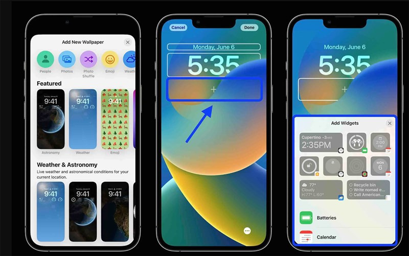 Việc loại bỏ Live Wallpapers là để màn hình khóa tùy biến hoạt động liền mạch hơn. (Ảnh: MacRumors) Việc loại bỏ Live Wallpapers là để màn hình khóa tùy biến hoạt động liền mạch hơn. (Ảnh: MacRumors)
