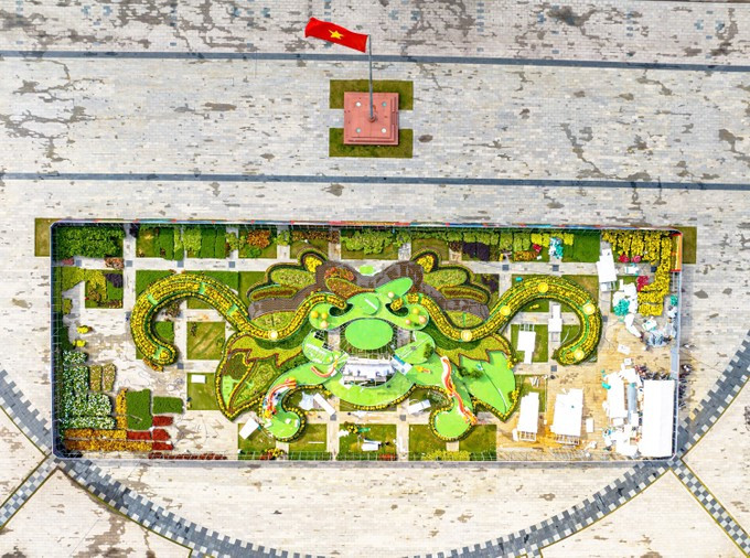 Khu trưng bày linh vật Bình Định. (Ảnh: Bình Định Online)