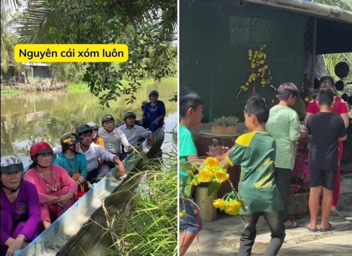 Trong một vài cảnh quay cần đông người, anh chàng còn huy động cả xóm ra diễn cùng khiến nhiều người ngỡ ngàng. Ảnh: Tổng hợp từ Internet