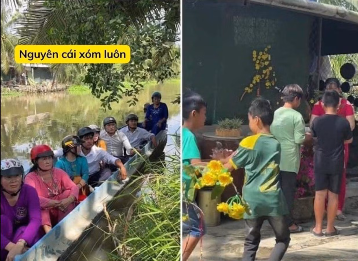 Trong một vài cảnh quay cần đông người, anh chàng còn huy động cả xóm ra diễn cùng khiến nhiều người ngỡ ngàng. Ảnh: Tổng hợp từ Internet