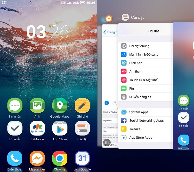 Giải pháp của mình là bạn hãy hạn chế sử dụng Widget và tắt hoàn toàn các ứng dụng chạy nền khi không sử dụng.