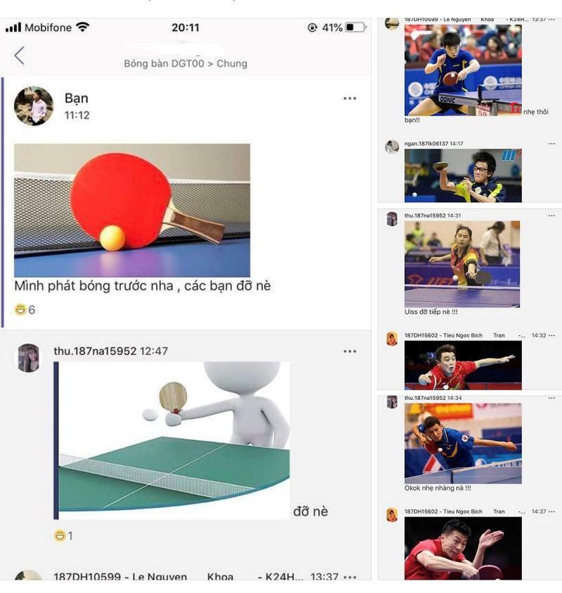 Hay là học đánh bóng bàn... online. Hay là học đánh bóng bàn... online.