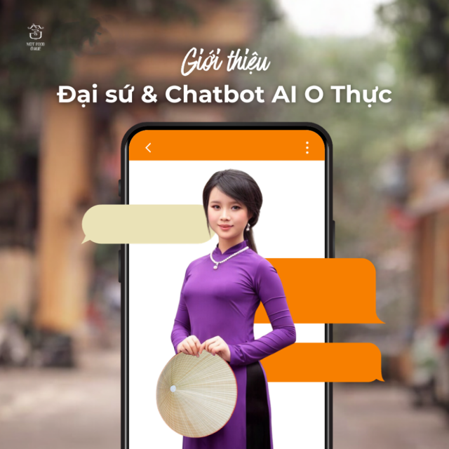 Chatbot O Thực là chatbot AI đầu tiên về ẩm thực Huế.