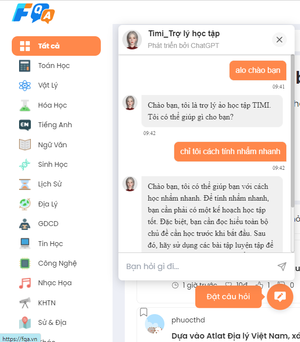 FQA.vn nằm trong đề án nghiên cứu ứng dụng AI trong giáo dục với quy mô toàn quốc của FTech. FQA.vn nằm trong đề án nghiên cứu ứng dụng AI trong giáo dục với quy mô toàn quốc của FTech.