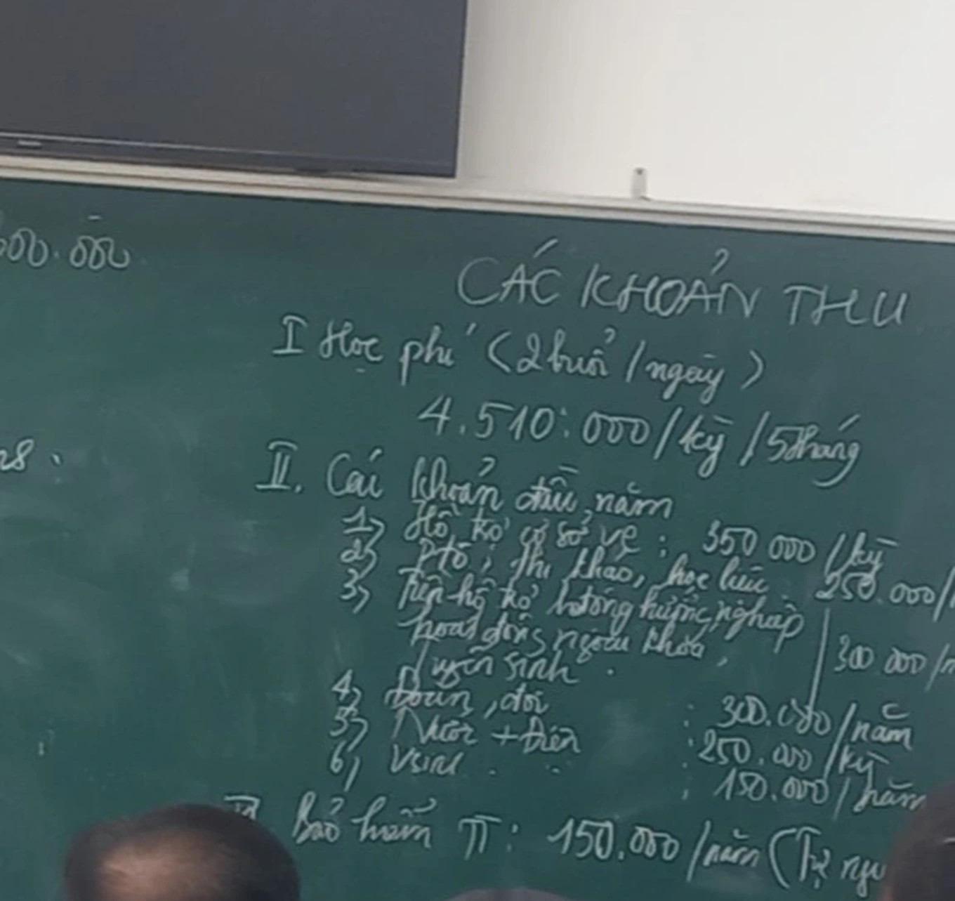Hình ảnh các khoản thu đầu năm của lớp 12A3 Trường THPT Lạc Long Quân do phụ huynh cung cấp cho báo chí. Hình ảnh các khoản thu đầu năm của lớp 12A3 Trường THPT Lạc Long Quân do phụ huynh cung cấp cho báo chí.