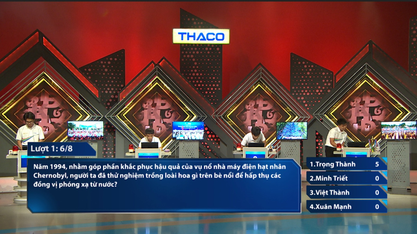 Đáp án của câu hỏi này là: Hoa hướng dương. Với tên gọi "thực vật siêu tích lũy", hoa hướng dương được trồng xung quanh nơi xảy ra thảm họa hạt nhân để giúp khắc phục hậu quả. Đáp án của câu hỏi này là: Hoa hướng dương. Với tên gọi "thực vật siêu tích lũy", hoa hướng dương được trồng xung quanh nơi xảy ra thảm họa hạt nhân để giúp khắc phục hậu quả.