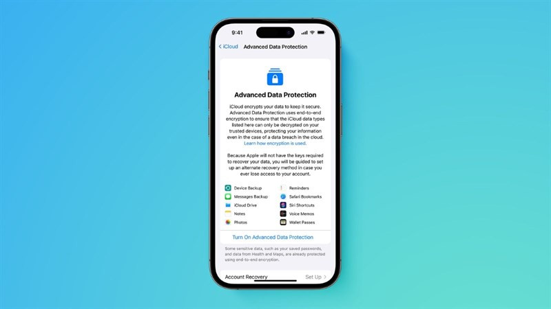Tính năng Bảo vệ dữ liệu nâng cao đã được triển khai tại Hoa Kỳ trước đây. (Ảnh: MacRumors) Tính năng Bảo vệ dữ liệu nâng cao đã được triển khai tại Hoa Kỳ trước đây. (Ảnh: MacRumors)