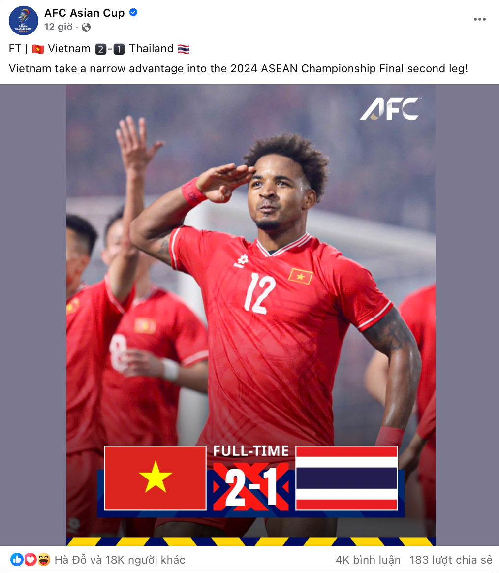 Xuân Son liên tục đc fanpage AFC Asian Cup nhắc tên. Xuân Son liên tục đc fanpage AFC Asian Cup nhắc tên.
