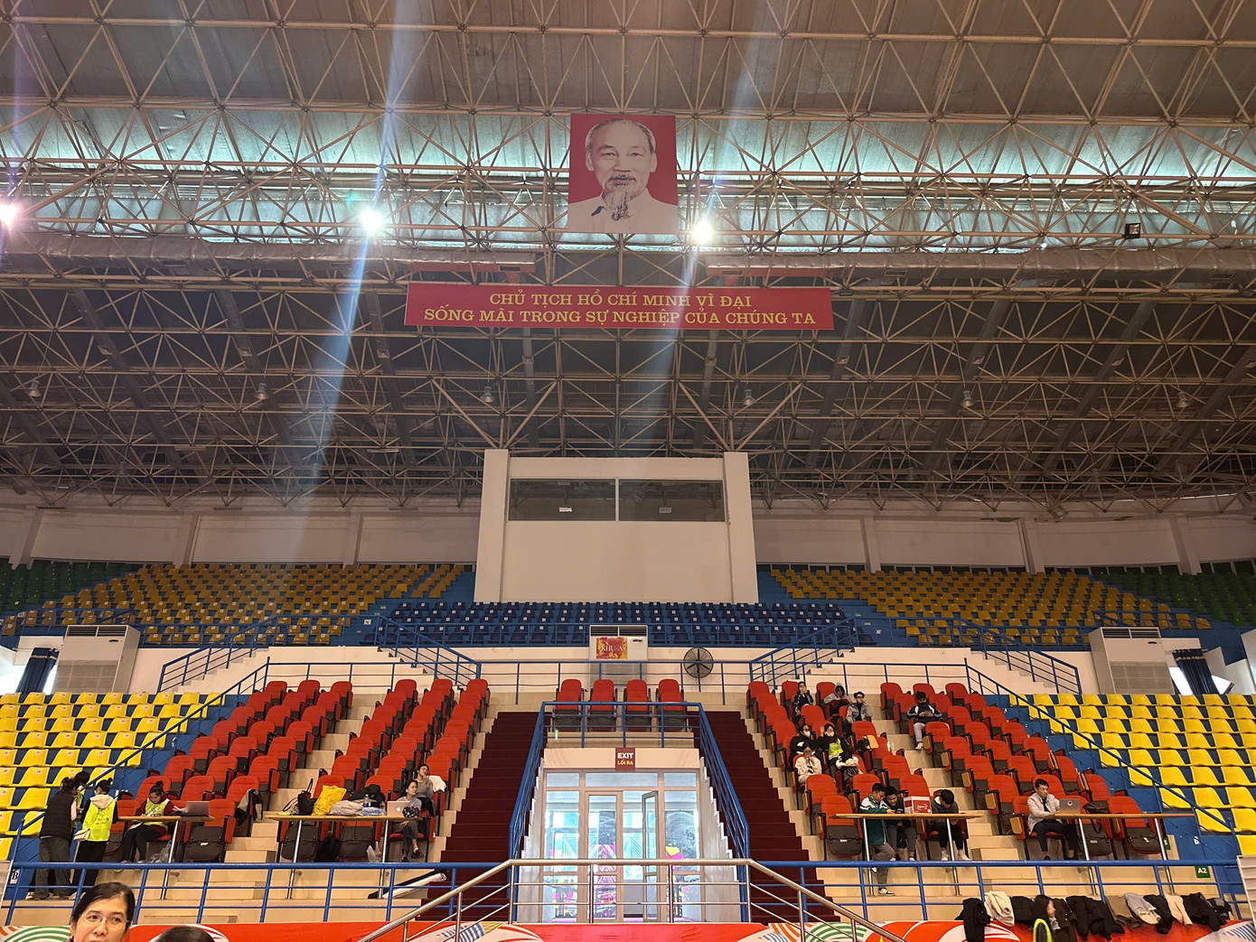 Địa điểm diễn ra giải đấu đang được hoàn thiện những khâu cuối cùng, sẵn sàng đón thí sinh vào ngày mai. Địa điểm diễn ra giải đấu đang được hoàn thiện những khâu cuối cùng, sẵn sàng đón thí sinh vào ngày mai.