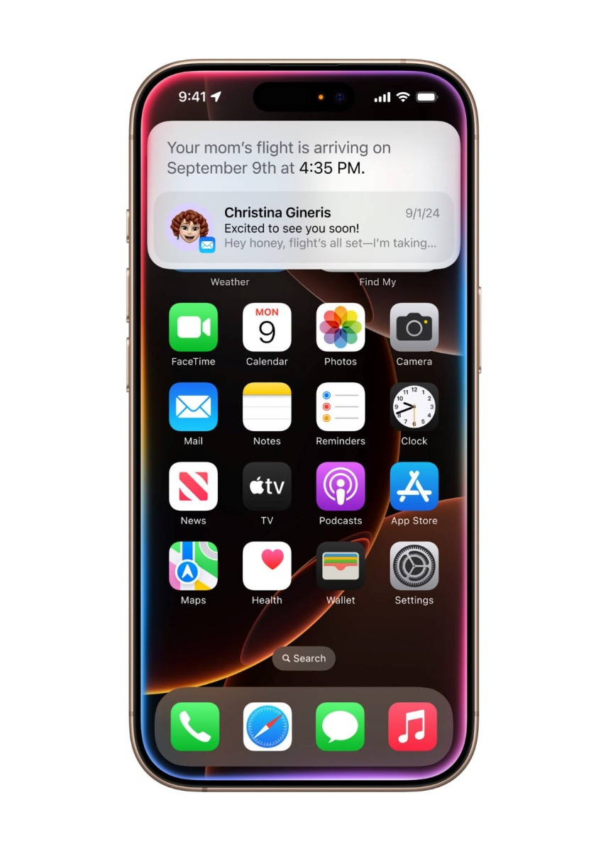 Nhận diện thông báo với Apple Intelligence. (Ảnh: Apple)