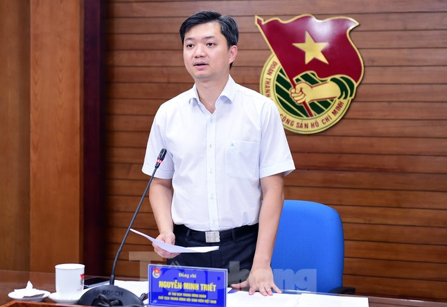 Bí thư Trung ương Đoàn Nguyễn Minh Triết. (Ảnh: Xuân Tùng/ TPO) Bí thư Trung ương Đoàn Nguyễn Minh Triết. (Ảnh: Xuân Tùng/ TPO)