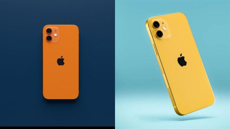 Phiên bản iPhone 13 màu cam, nhìn cực kỳ thu hút. (Ảnh: artstation)