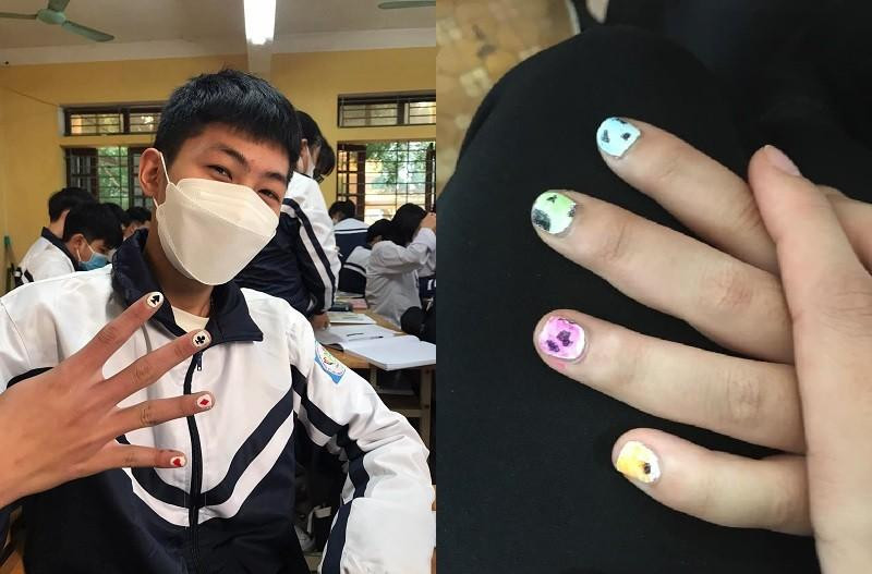 Sơn móng tay mỗi ngón một màu thế này mới &quot;chất&quot;!