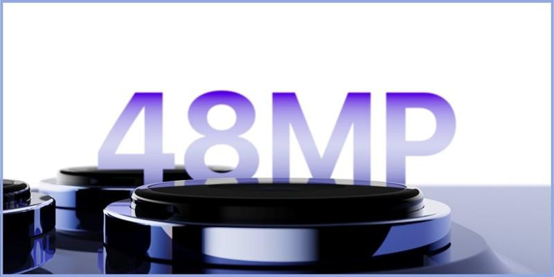 Concept iPhone 14 Pro Purple có camera sau 48 MP.