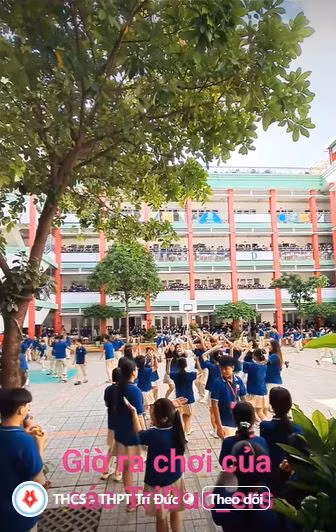 Random dance của teen THCS-THPT Trí Đức (quận Tân Phú, TP.HCM).