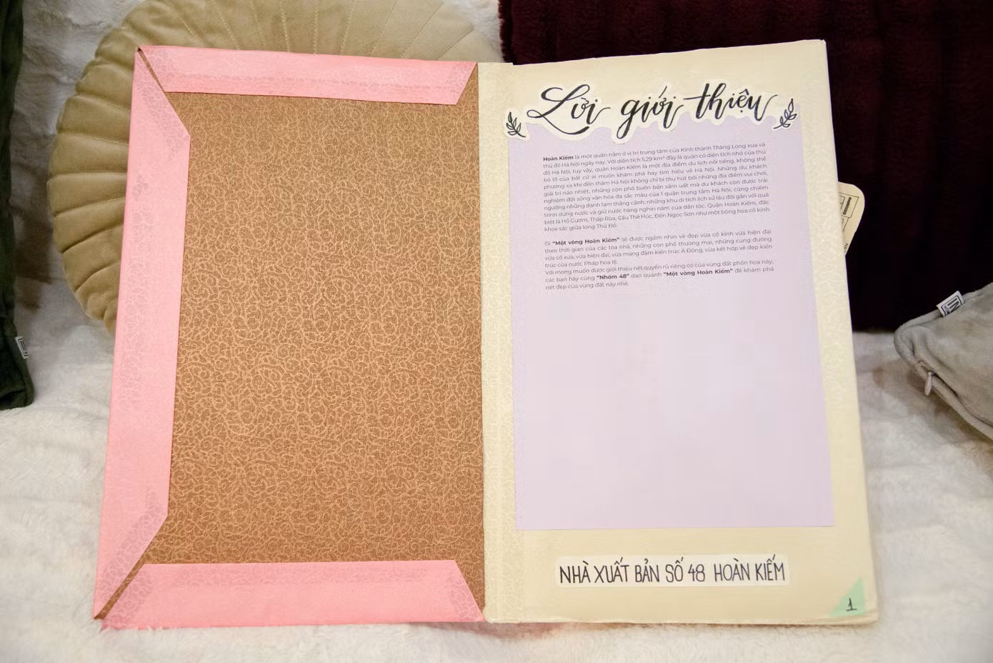 Trang bản đồ - mục lục, giới thiệu khái quát các "địa chỉ đỏ".