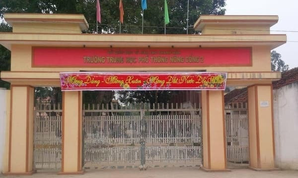 Trường THPT Nông Cống 2 - nơi nữ sinh N. đang theo học. Trường THPT Nông Cống 2 - nơi nữ sinh N. đang theo học.