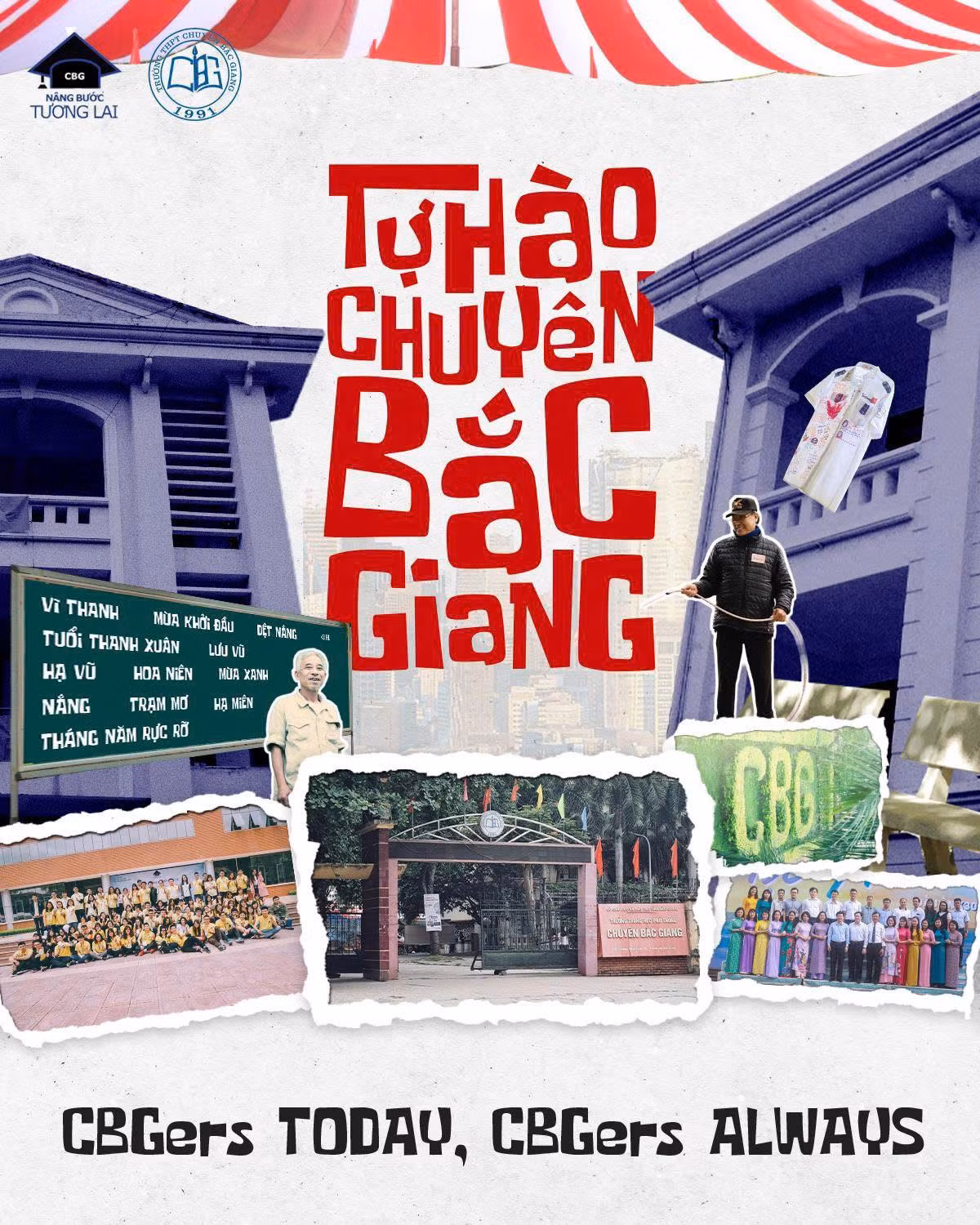Ngôi trường là niềm tự hào của nhiều thế hệ học sinh, giáo viên Bắc Giang (cũ).