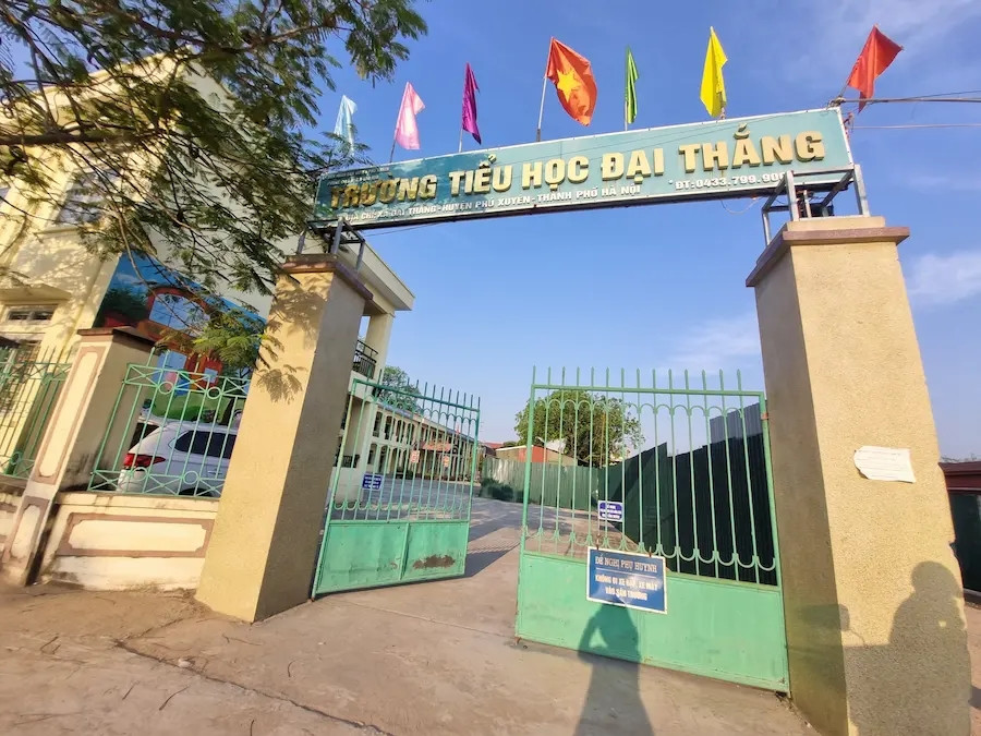 Trường Tiểu học Đại Thắng (huyện Phú Xuyên, Hà Nội) - nơi xảy ra vụ việc. Trường Tiểu học Đại Thắng (huyện Phú Xuyên, Hà Nội) - nơi xảy ra vụ việc.