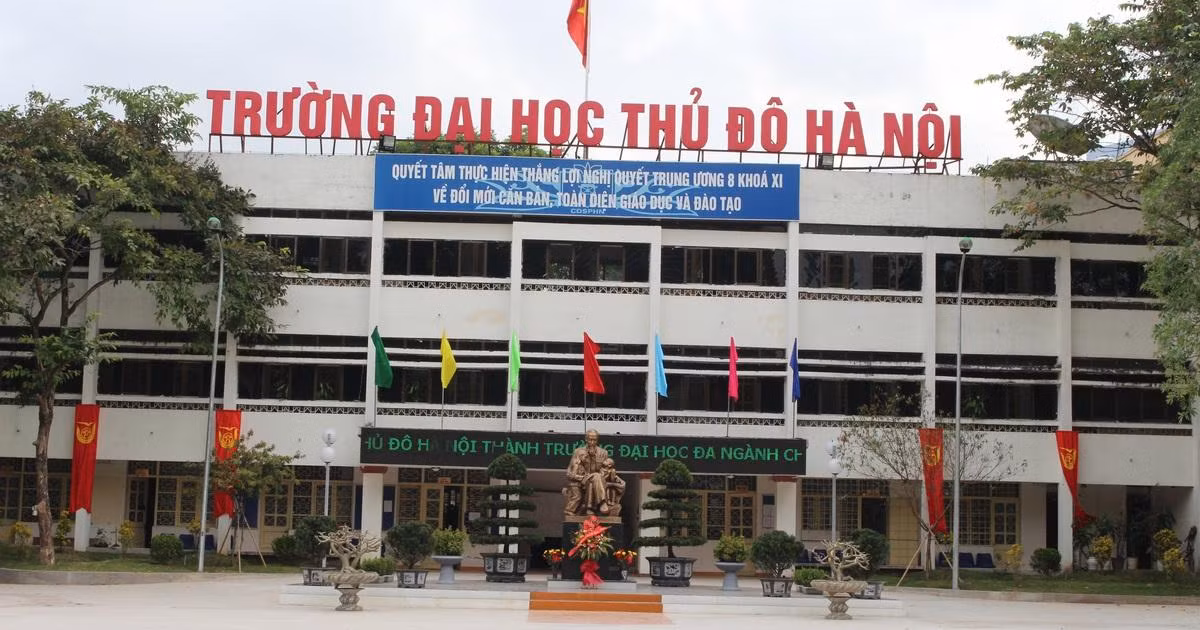 Trường Đại học Thủ đô Hà Nội. Ảnh: Internet Trường Đại học Thủ đô Hà Nội. Ảnh: Internet