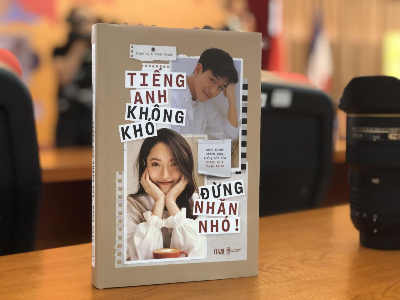 Năm 2020, Khánh Vy và Nguyễn Thiện Khiêm viết chung cuốn sách Tiếng Anh không khó, đừng nhăn nhó. Năm 2020, Khánh Vy và Nguyễn Thiện Khiêm viết chung cuốn sách Tiếng Anh không khó, đừng nhăn nhó.