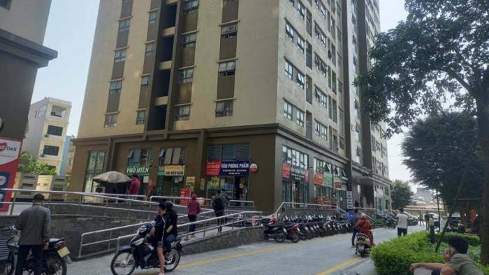 Toà chung cư xảy ra vụ việc. (Ảnh: Diệp Anh)