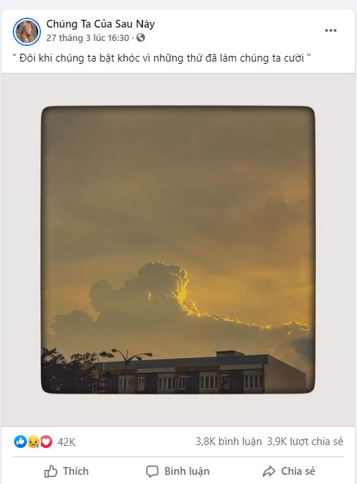 Chỉ một status vu vơ cũng khiến nhiều bạn trẻ thấy đồng cảm.