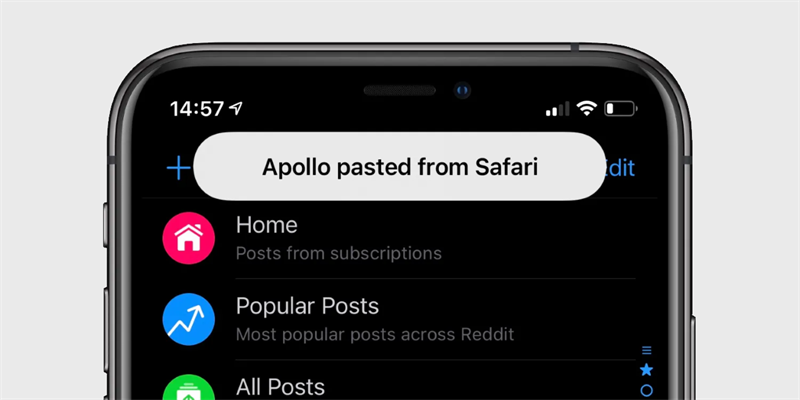 iOS 14 thông báo cho người dùng mỗi khi có ứng dụng đọc trộm dữ liệu. (Ảnh: 9to5Mac) iOS 14 thông báo cho người dùng mỗi khi có ứng dụng đọc trộm dữ liệu. (Ảnh: 9to5Mac)