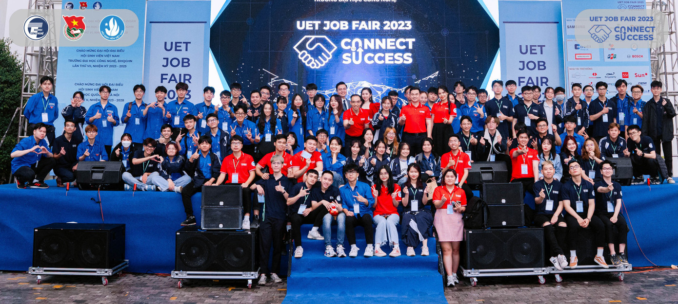 Ngày hội việc làm “UET Job Fair 2023” của Hội Sinh viên Trường ĐH Công nghệ.