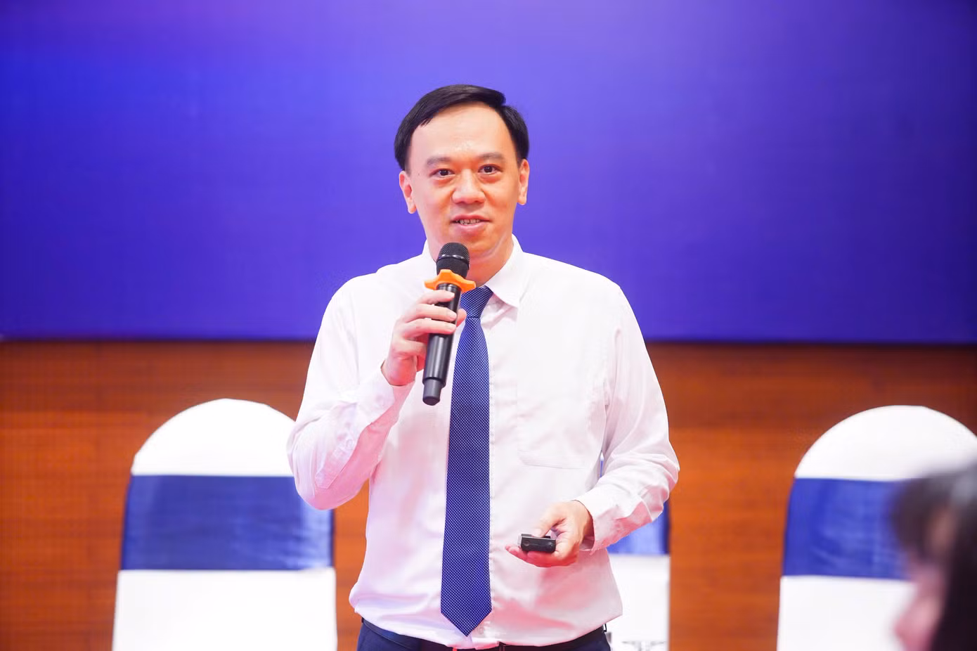 Nhà báo Ngô Việt Anh - Giám đốc Phát triển truyền thông báo Nhân Dân.