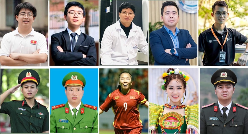 10 Gương mặt trẻ Việt Nam tiêu biểu 2022. 10 Gương mặt trẻ Việt Nam tiêu biểu 2022.