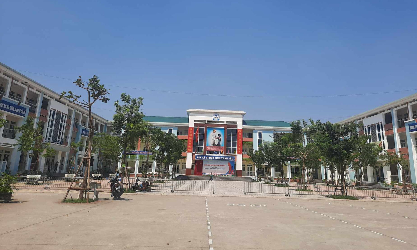 Trường Tiểu học Ngô Thì Nhậm (huyện Thanh Trì, Hà Nội). (Ảnh: N.T) Trường Tiểu học Ngô Thì Nhậm (huyện Thanh Trì, Hà Nội). (Ảnh: N.T)