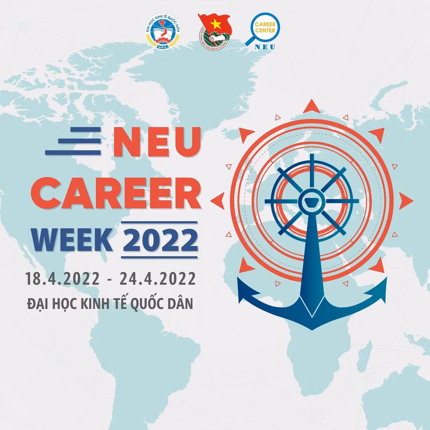 NEU Career Week 2022 sẽ diễn ra từ ngày 18 - 24/4.