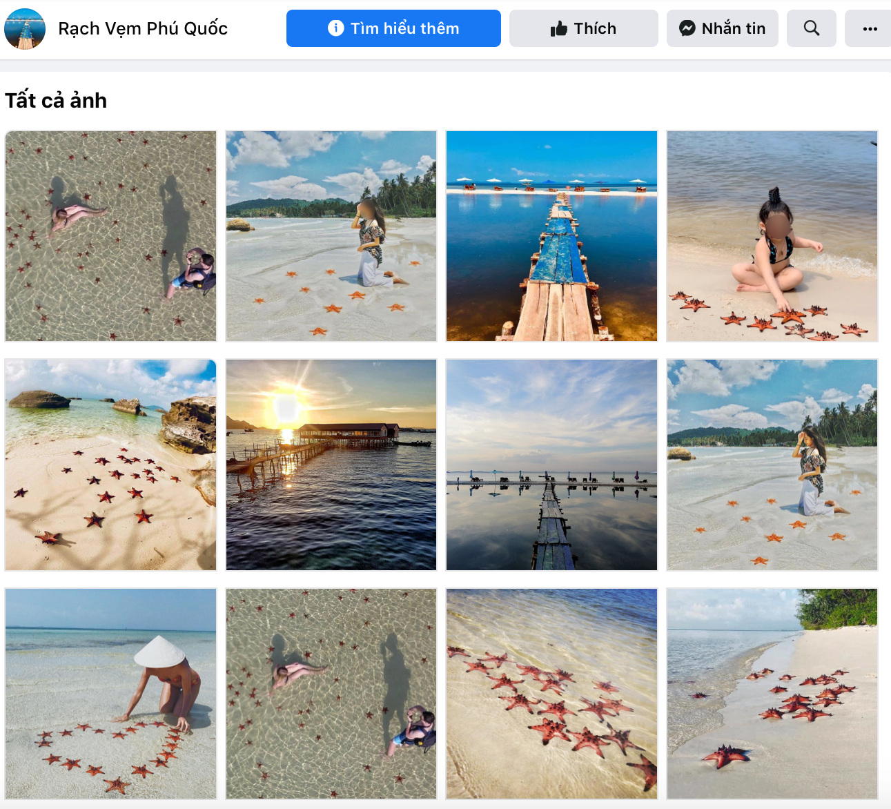 Rất nhiều du khách đến Rạch Vẹm để chụp ảnh "check-in" cùng sao biển.