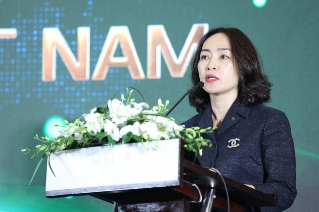 Bà Nguyễn Thị Kim Oanh - Phó Tổng giám đốc Ngân hàng TMCP Vietcombank.